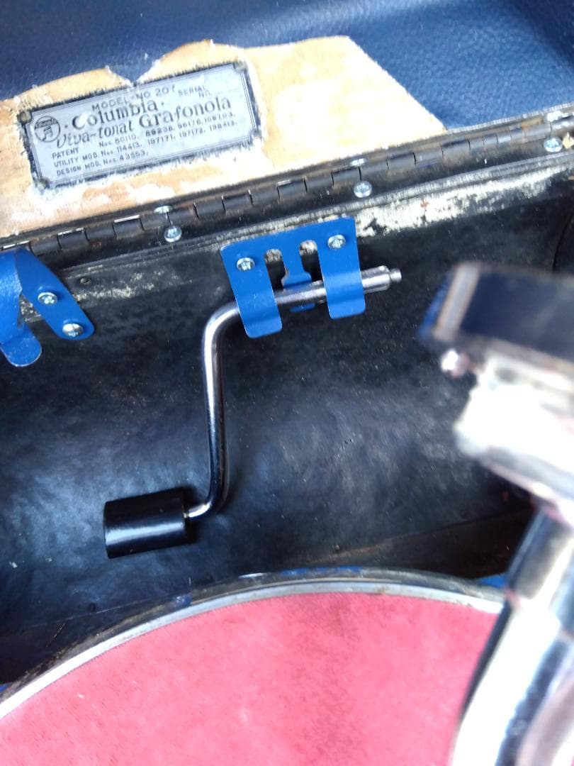 レコードプレーヤ昔の商品ですコロンビア207