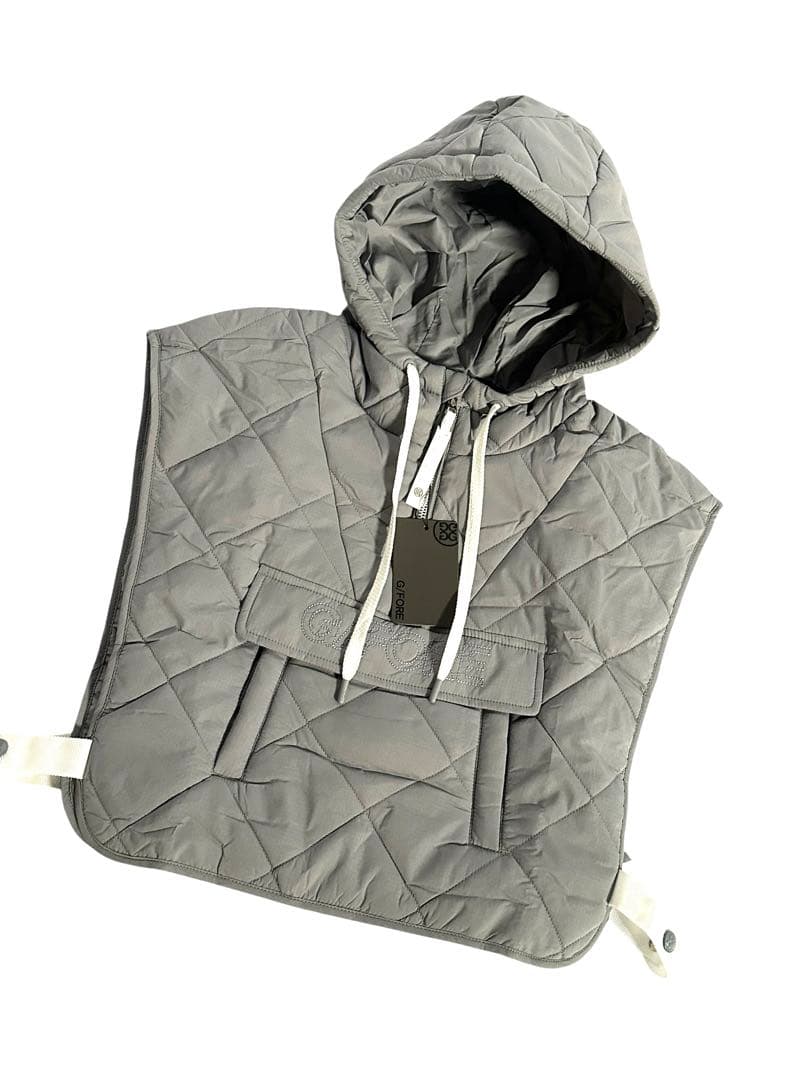 セール❣️新作G/FOREジーフォアレディーキルティングベストsizeLグレー