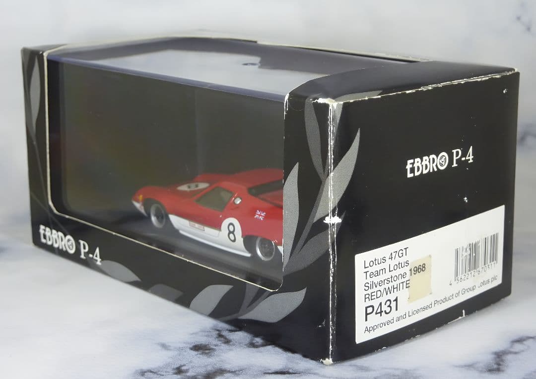 1/43エブロ ロータス 47GT ヨーロッパレーシングver.シルバーストーン