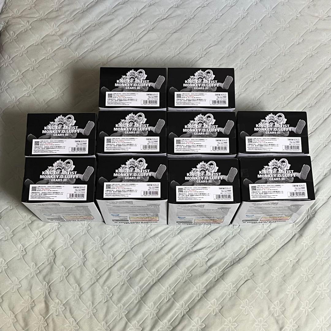 ワンピース　king of artist ルフィ　ギア5 iii 10つセット