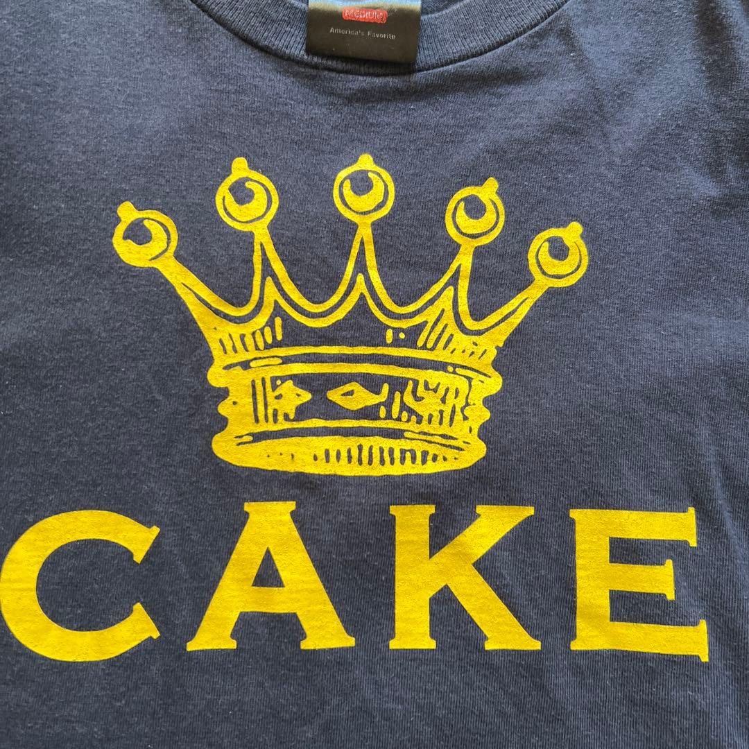 SHOOT 王冠 CAKE ケイク　バンドTシャツ ネイビーM
