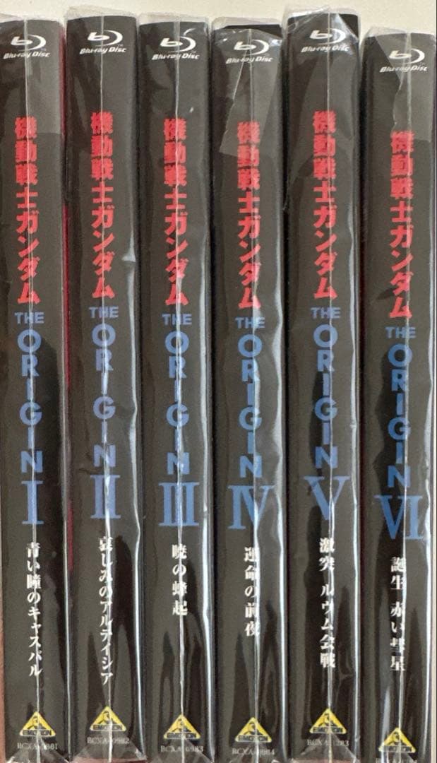 【新品】アニメDVD 機動戦士ガンダム THE ORIGIN 全6巻セット