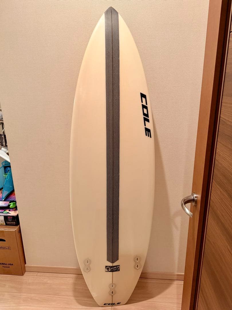 COLE BAZOOKA 5.11 ボード フィン リーシュ ケース付