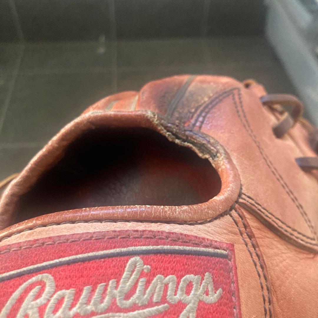 ローリングス　硬式グローブ　内野手用 袋付き