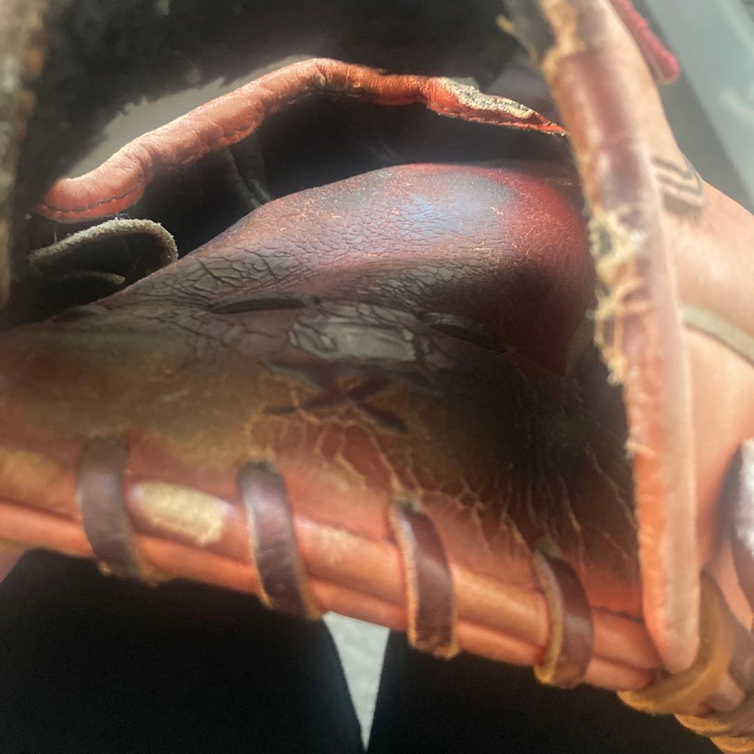 ローリングス　硬式グローブ　内野手用 袋付き