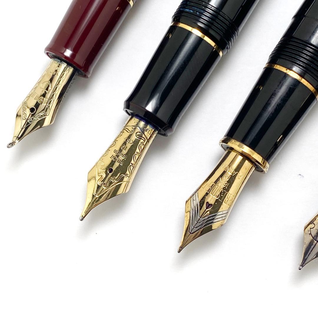 セーラー パイロット プラチナ 万年筆 14K 18K 5本セット