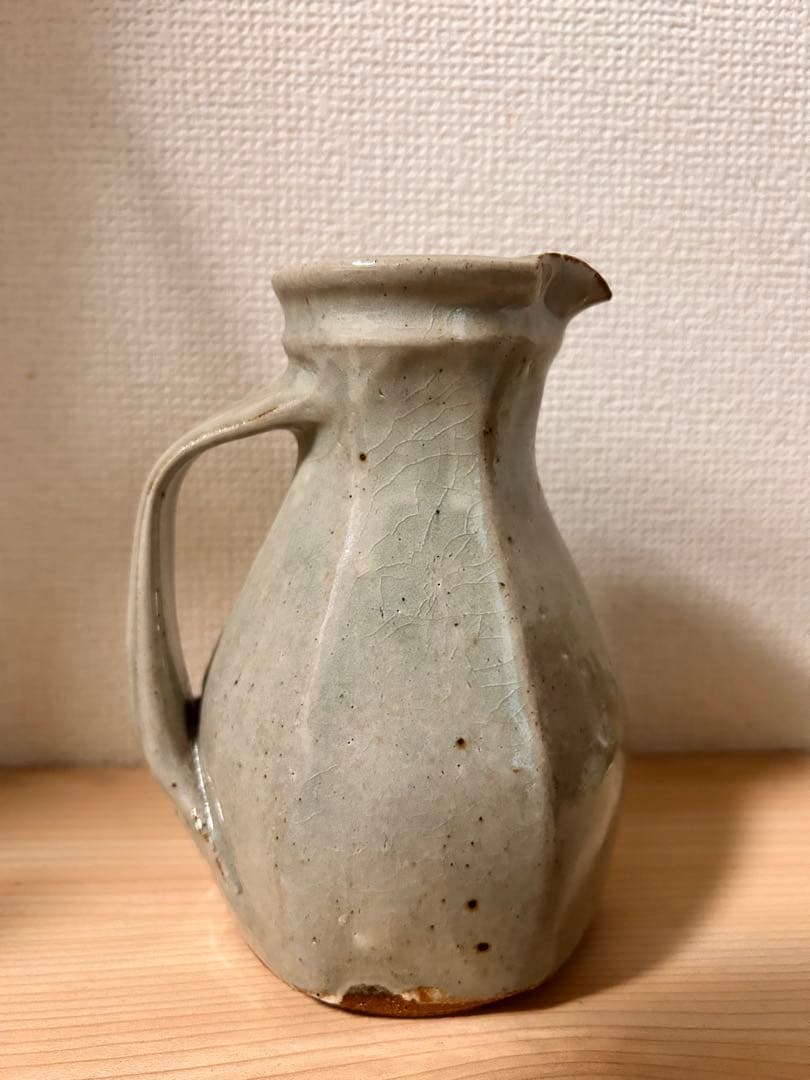 カ*メ様 森山雅夫　糠釉ピッチャー　検）民藝　武内晴二郎　沖塩明樹　益子焼　湯町