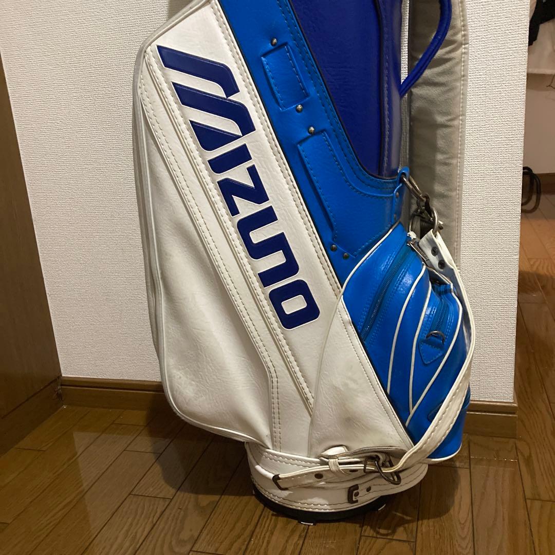 MIZUNO キャディバッグ 青/白