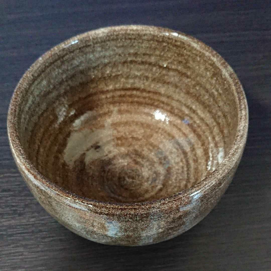 灯平窯 抹茶碗 共箱 陶印有
