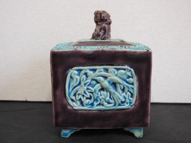 偕楽園香炉　獅子　MA579