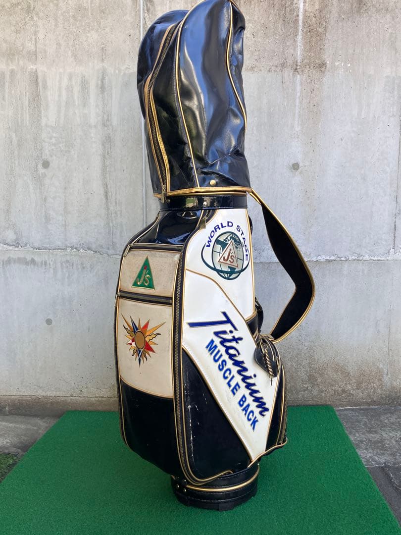 ヨ*ー様 ジャンボ尾崎 追悼◆ J's ジャンボ限定モデル キャディーバッグ 未