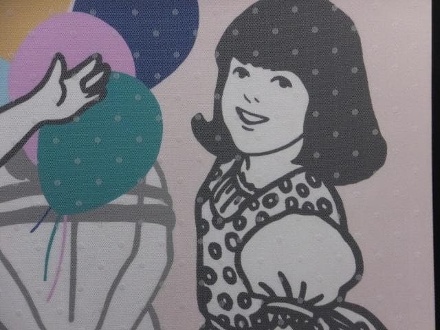 ヤン・ヒ　直筆サイン『Private Party』アクリル絵具　0718I