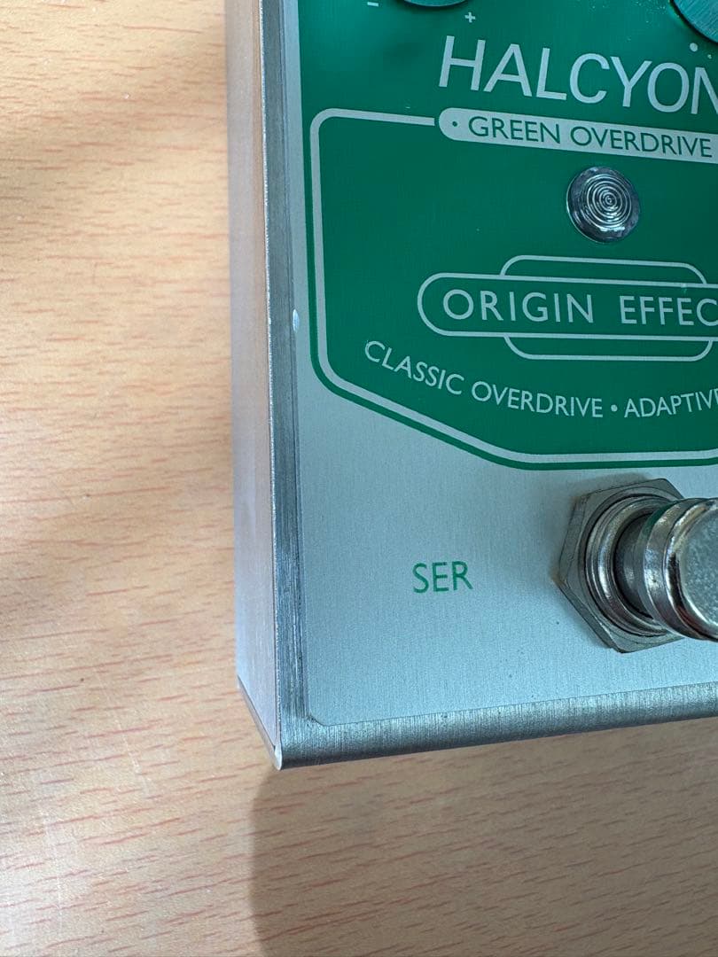 ギター Origin effects halcyon green overdrive