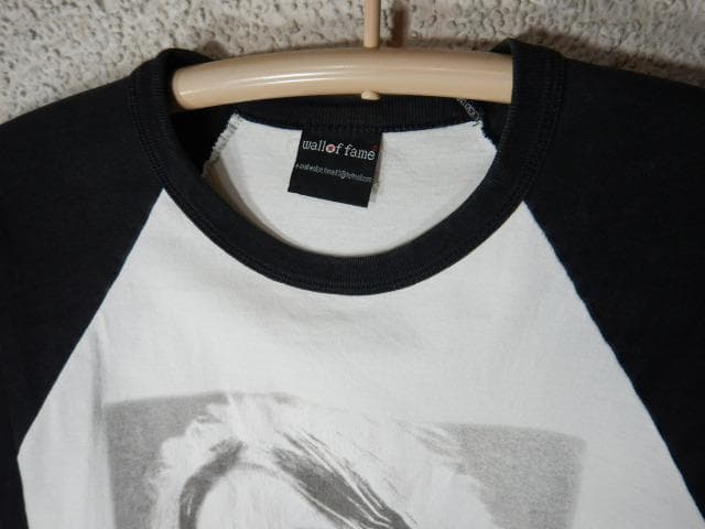 o3242 カート・コバーン 追悼 コピーライト 1997　ラグラン　tシャツ