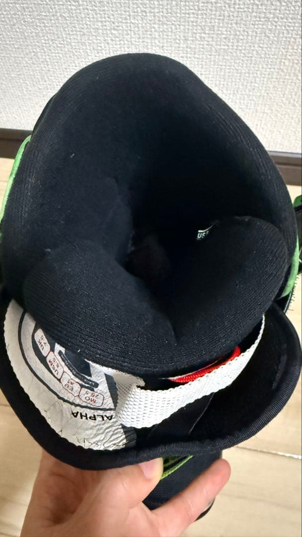 【美品】DEELUXE スノーボードブーツ ブラック/グリーン