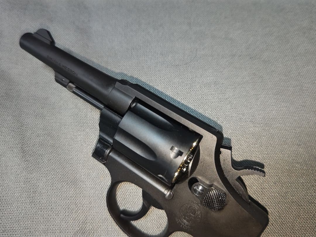 タナカ ガスリボルバー M10 ヘビーウェイトHW Ver.3　木製グリップ付き