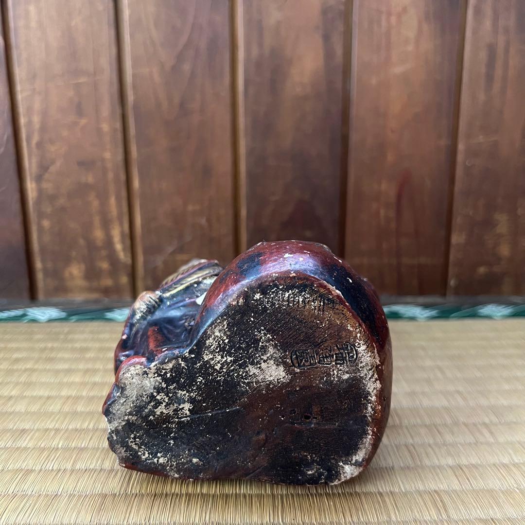 福の神 布袋様　陶器　花入れ　置物