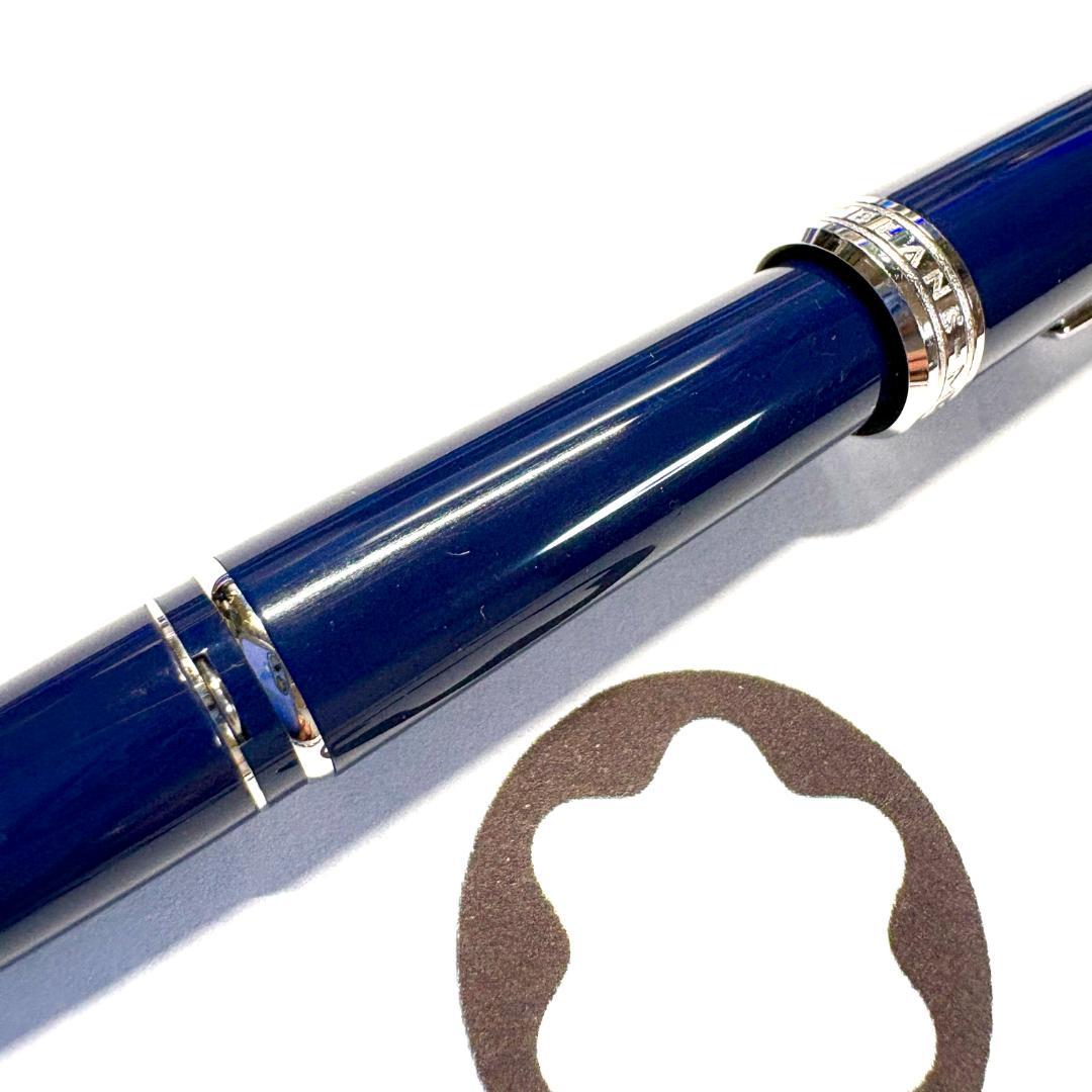 314.モンブラン　PIX　RB　ネイビー/Pt　MB114809　美品　希少品