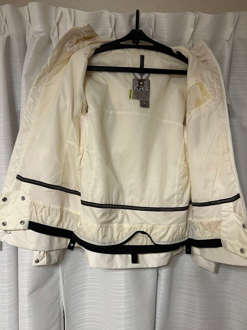 【希少】Burton × L.A.M.B. コラボ スノボウェア 刺繍 白 M