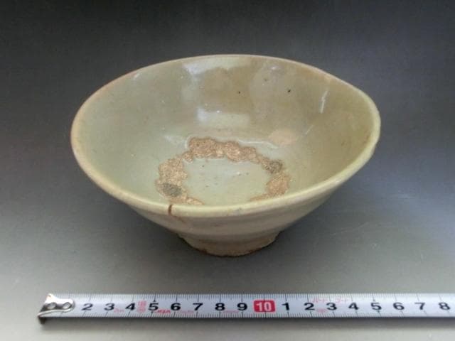 茶碗■李朝 古い茶わん 時代物 お茶道具 窯傷有り 古玩 唐物 中国 骨董品■