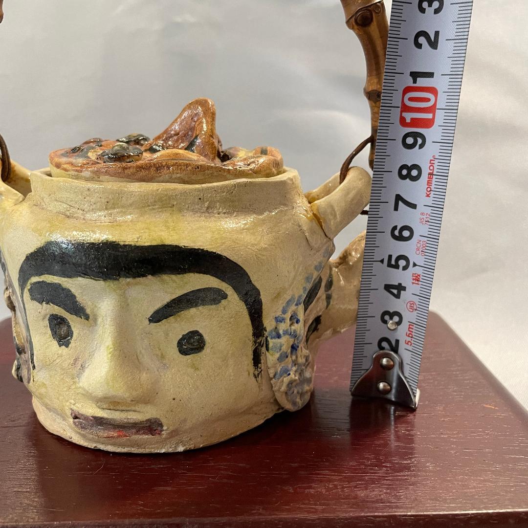 骨董品です！ユニークな急須 おかめ 火男 鬼など K2311