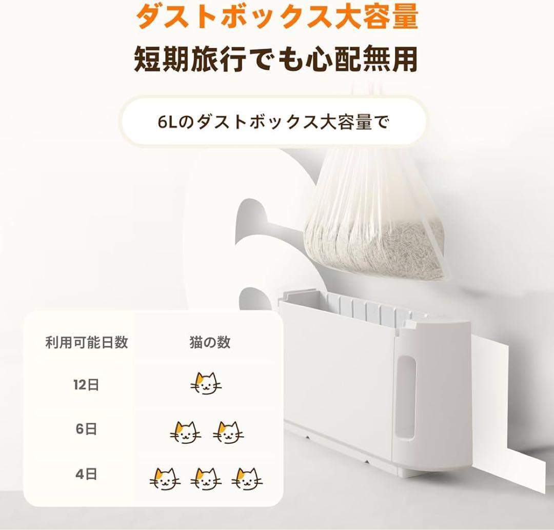 猫 トイレ自動 自動清掃 専用アプリ 猫砂マット ライナー 消臭アロマプレゼント