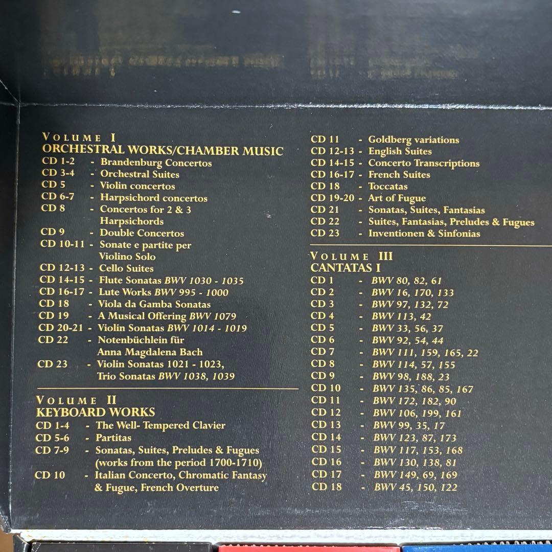 【未使用】　バッハ全集　CD160枚 Bach complete edition
