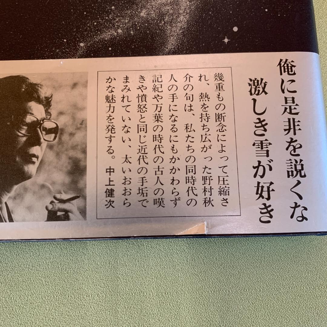 銀河蒼茫　野村秋介獄中句集【初版】