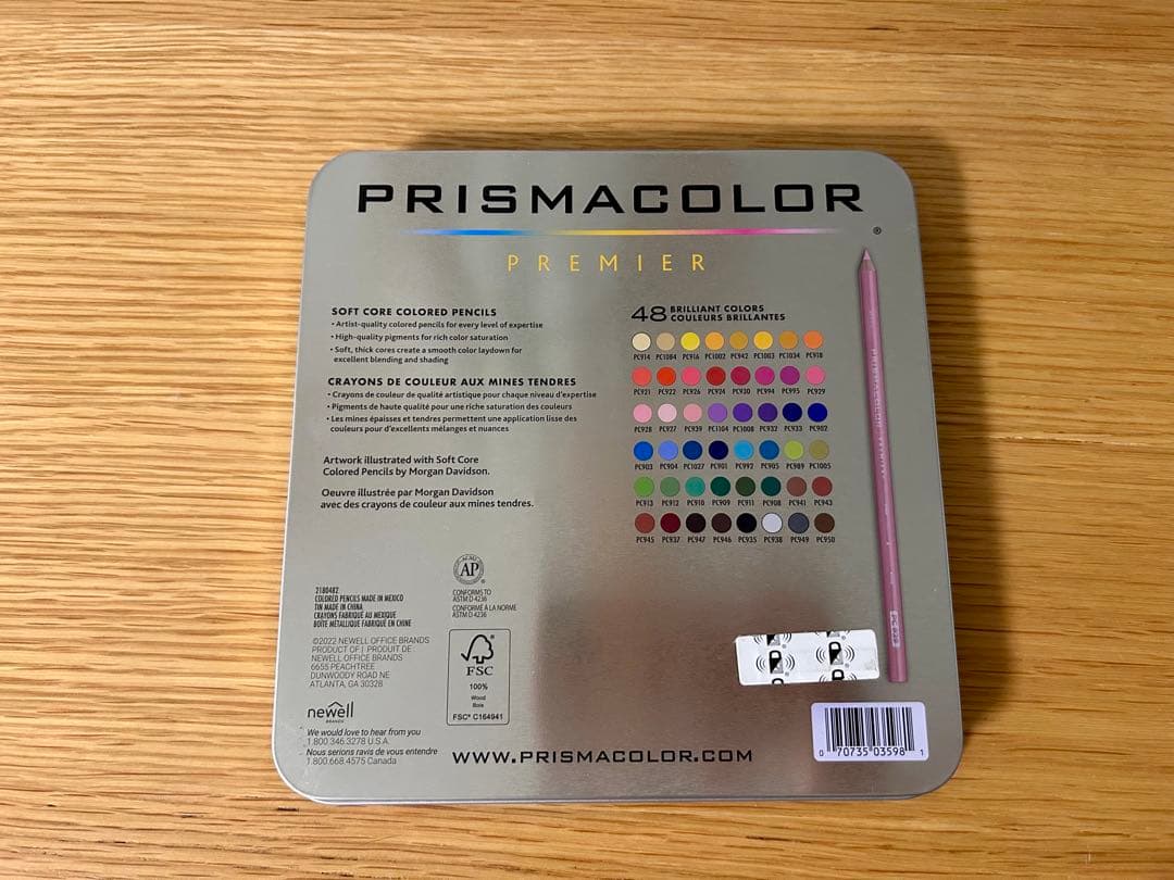 Prismacolor Premier 48色 色鉛筆セット
