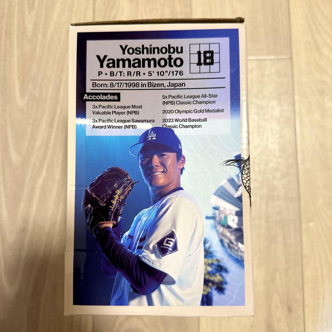 【即発送】ドジャースタジアム 山本由伸　ボブルヘッド パンフレット付き