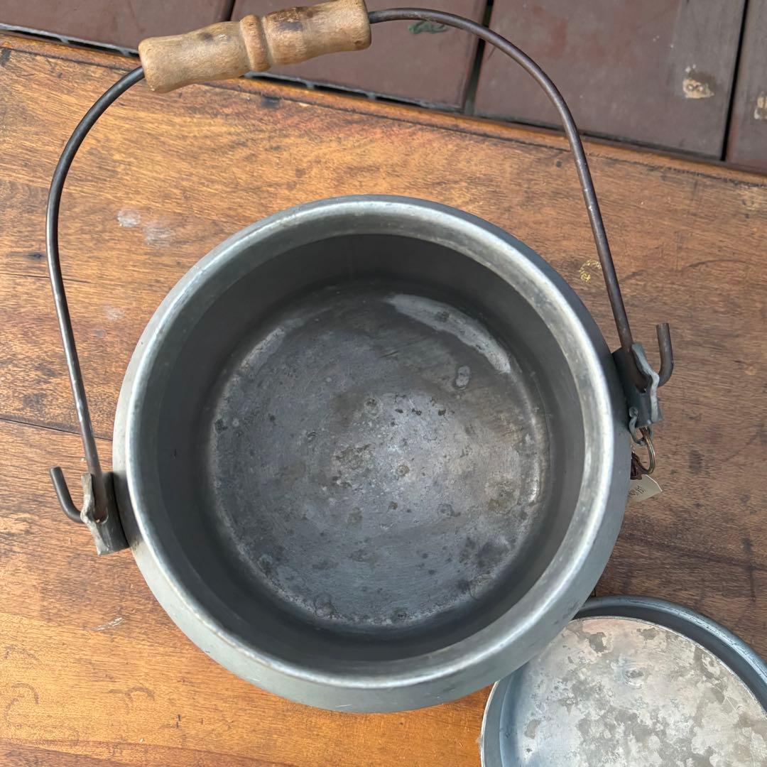 アンティーク雑貨 USA VINTAGE 1940s US NAVY Milk Pot