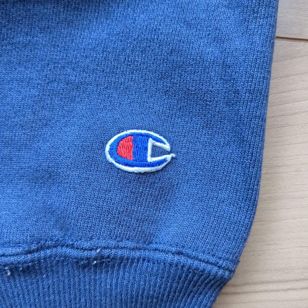 90s USA製 リバースウィーブパーカー ノートルダム ネイビー 刺繍タグXL