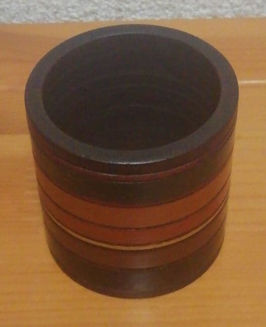 村瀬治兵衛作　独楽　蓋置　共箱　茶道具