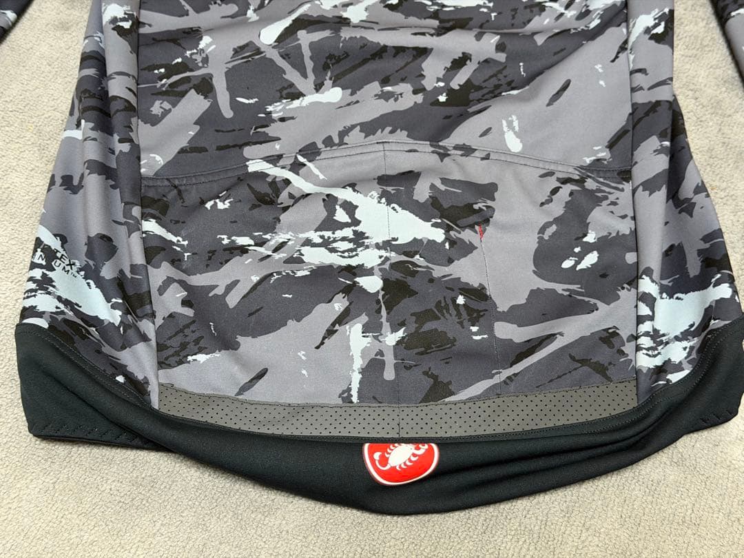 Castelli Perfetto Ros長袖ジャージ ブルー グレー レッド