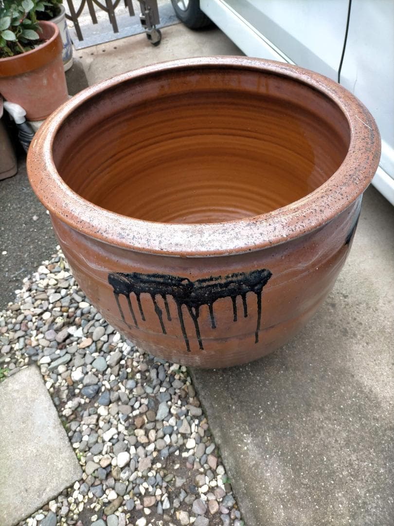 ◆【 大地主・旧家土蔵品 】 ◆ 《 　古 品　壺　 》◆T0201