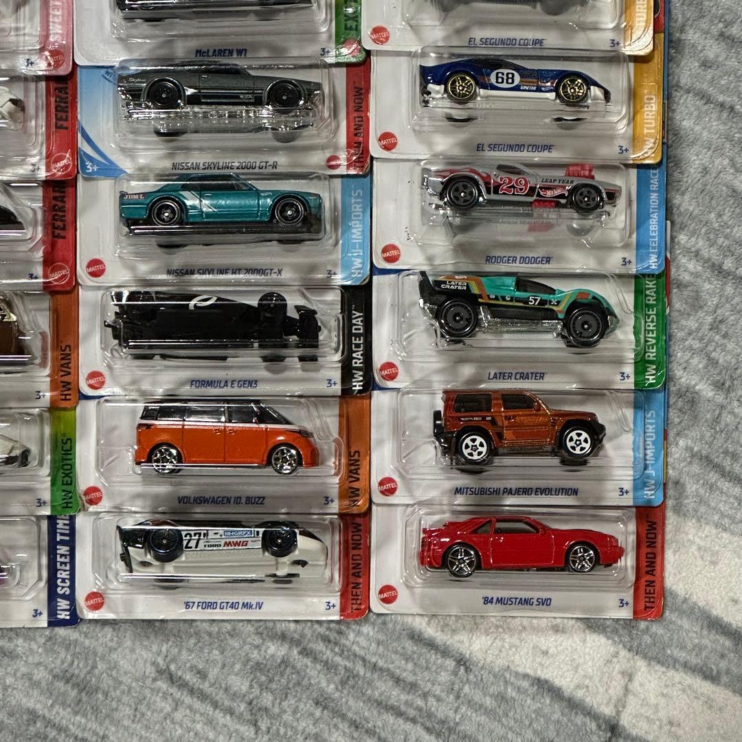 ホットウィール ベーシック 36台セット⑬ フェラーリ GT-R等