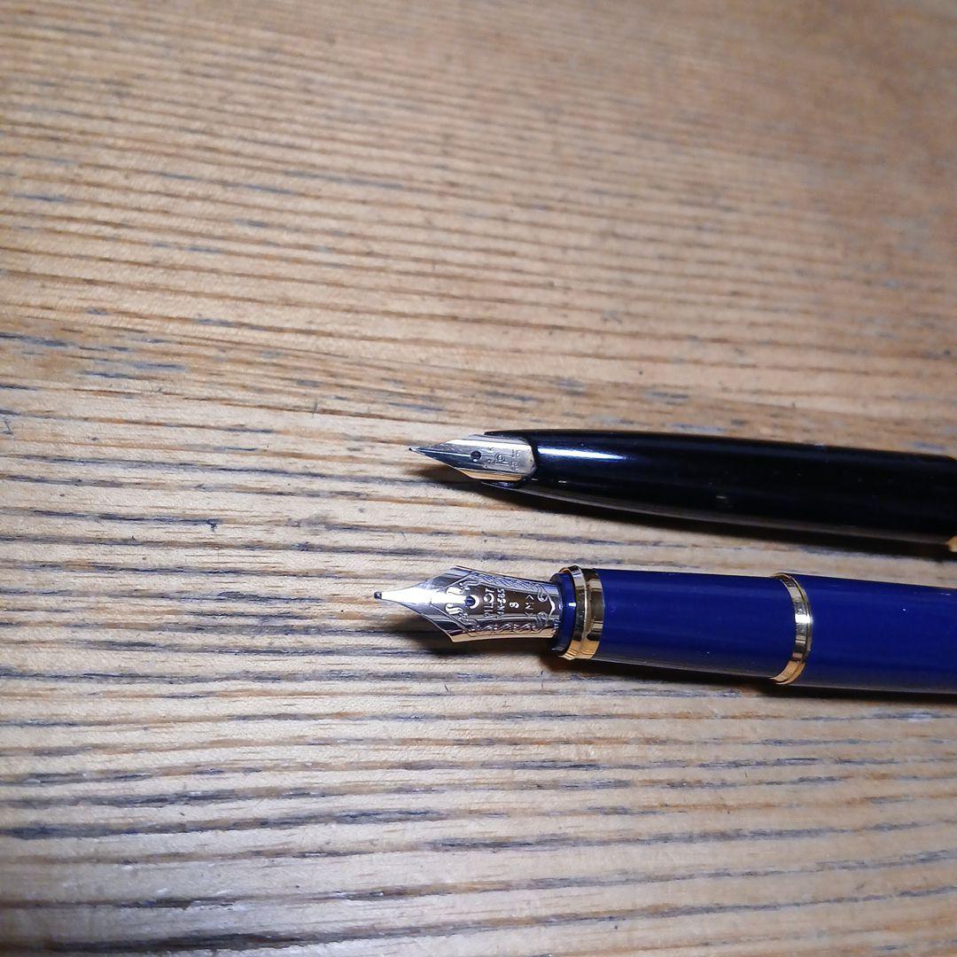 【14金】PILOT、プラチナ万年筆 【ジャンク品】2本セット【14K】