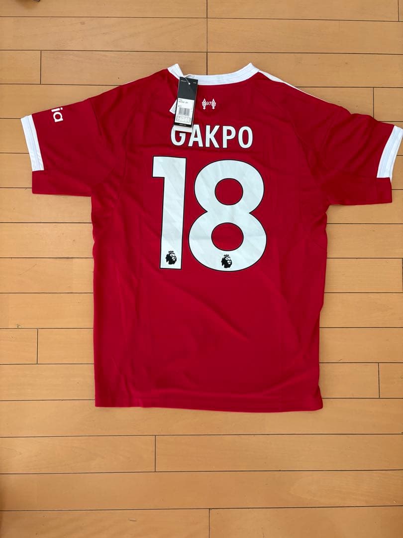 新品❗️未使用❗️最新リバプール GAKPO 18番 adidas レプリカユニ