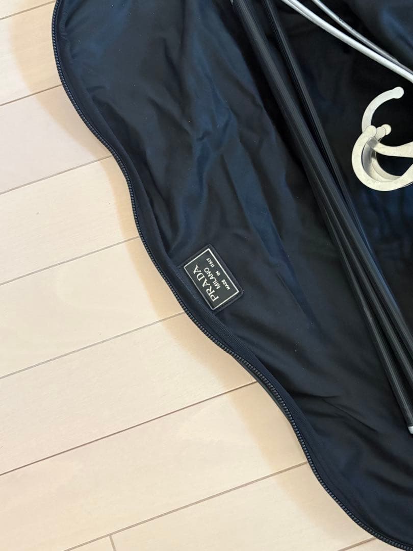 PRADA プラダ ガーメントバッグ 旅行バッグ ナイロン ブラック ショルダー