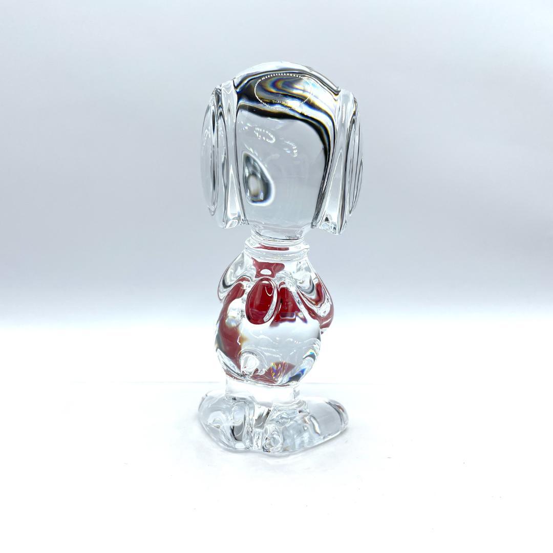 ☆*☆様 極美品 Baccarat/バカラ スヌーピー レッドハート クリスタル
