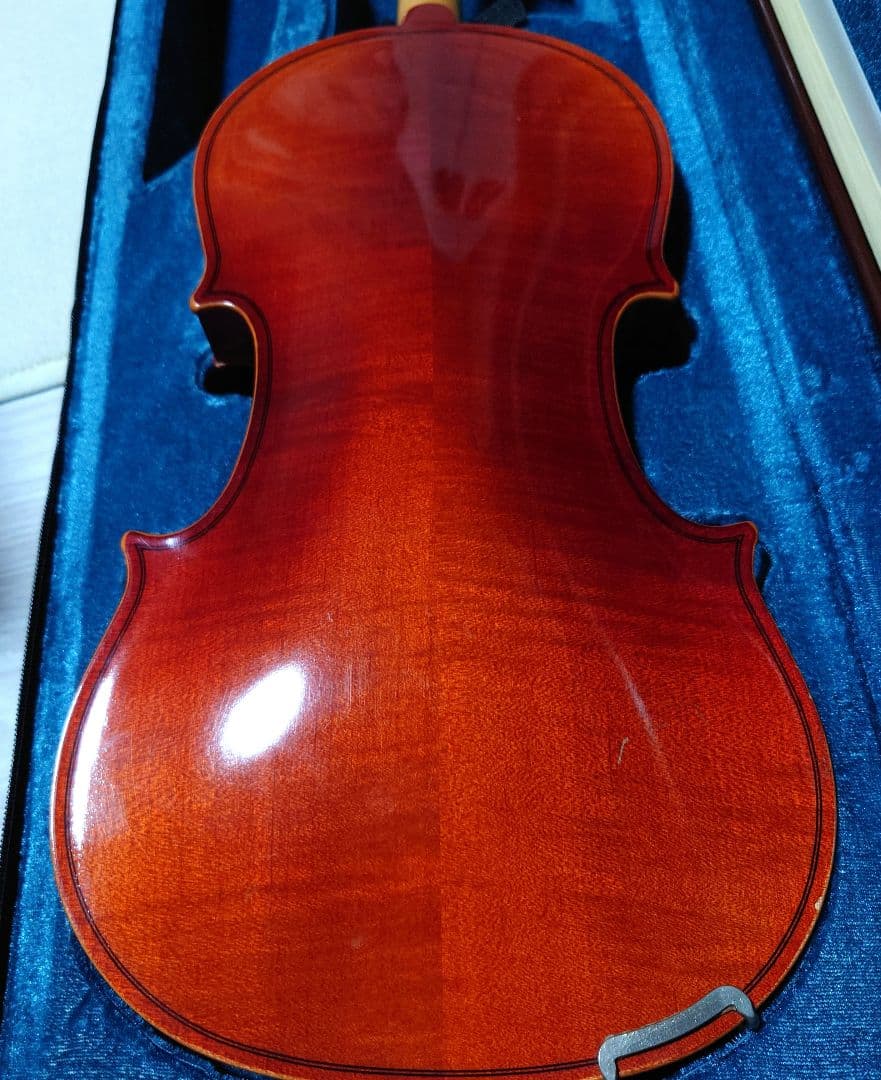 高級 バイオリン 鈴木 No.220 4/4 証明ラベル有、弓ケース付 定価6万