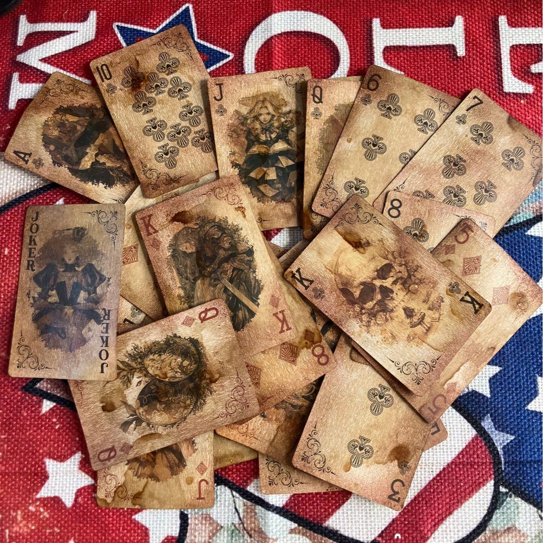 アンティーク加工トランプ　13枚