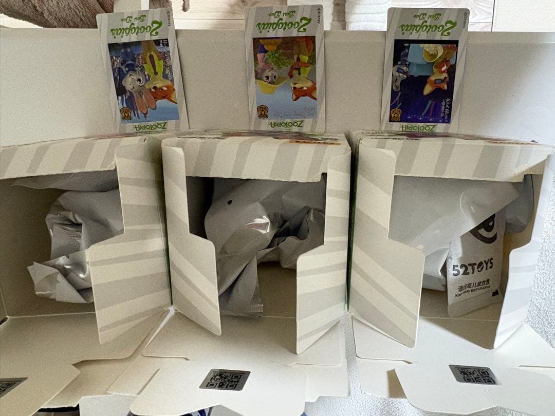 52TOYS Zootopia ニック ジュディ 3体セット