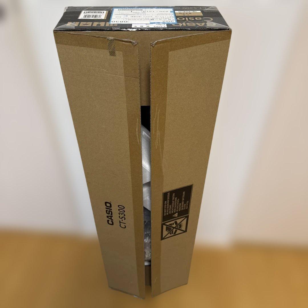 Casiotone CT-S300 電子ピアノ 61鍵スタンド、ペダル、電源、箱