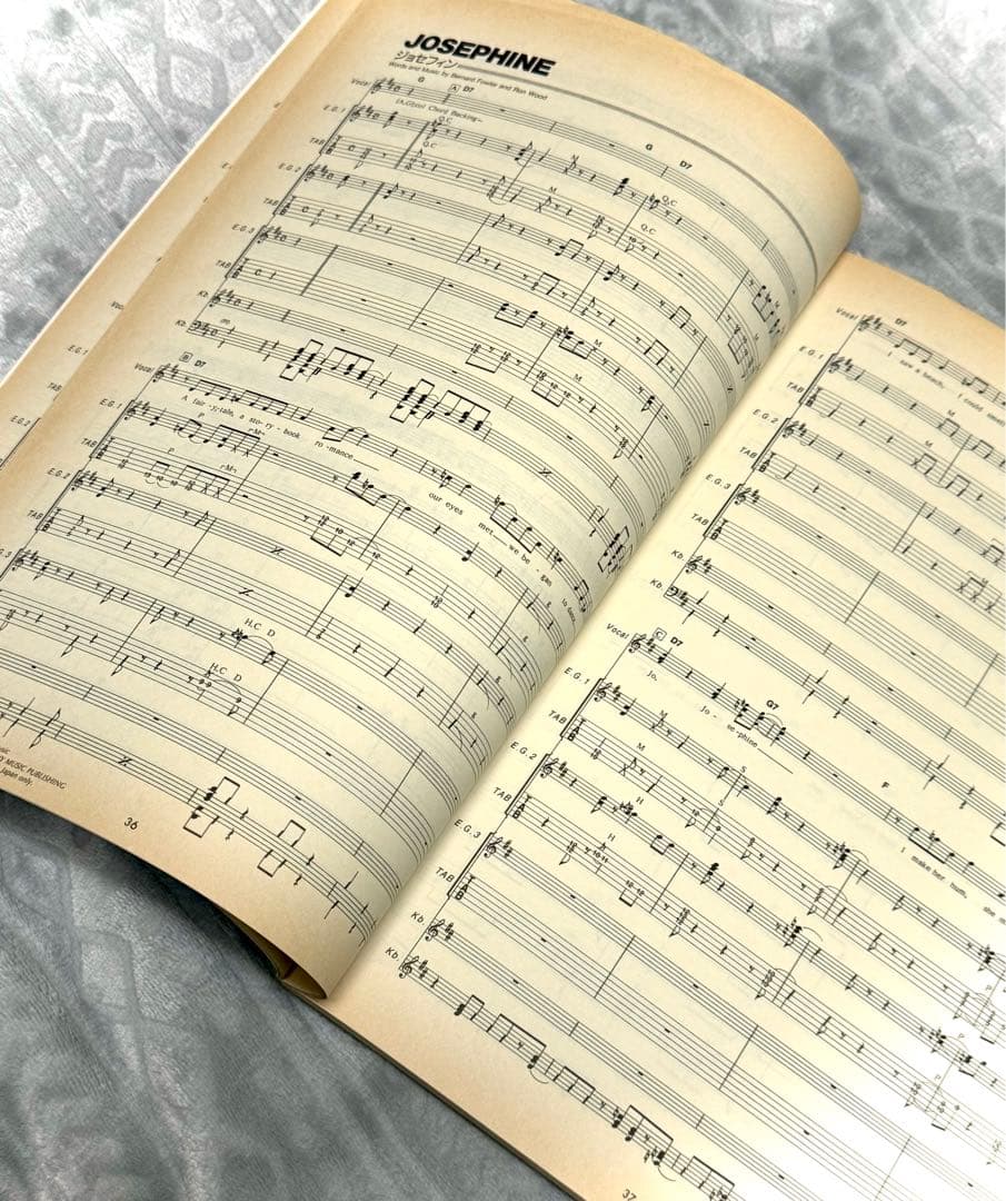 ローリングストーンズ / ロン・ウッド / スライド・オン・ディス　バンドスコア