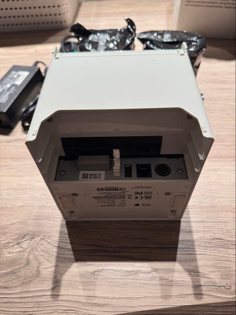 SII レシートプリンター ホワイト(レシート付き)