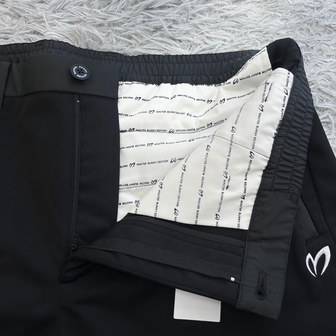 新品　マスターバニーエディション　パンツ　ジョガー　ストレッチ　秋冬　ブラック