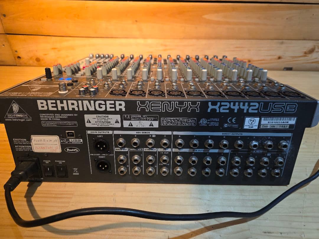 配信機器・PA機器・レコーディング機器 Behringer XENYX X2442USB