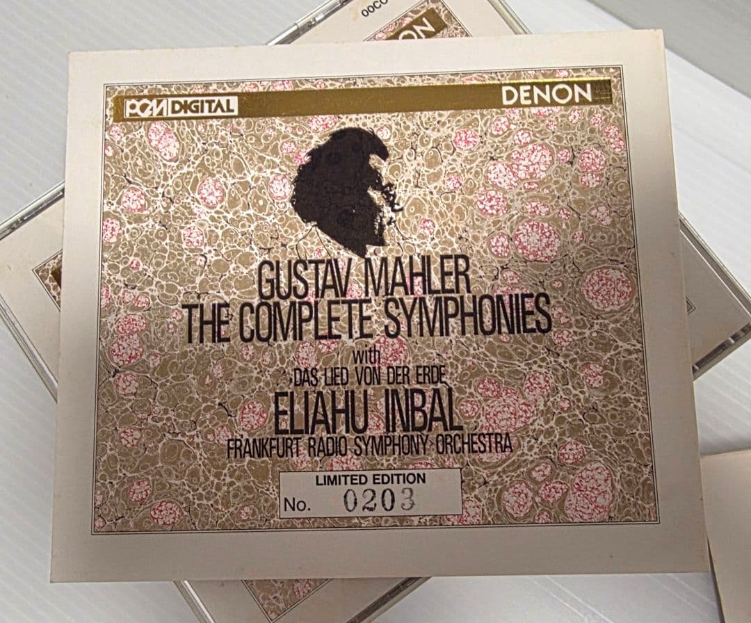 ゴールドCD エリアフ インバル マーラー 交響曲全集 16枚組 クラシック