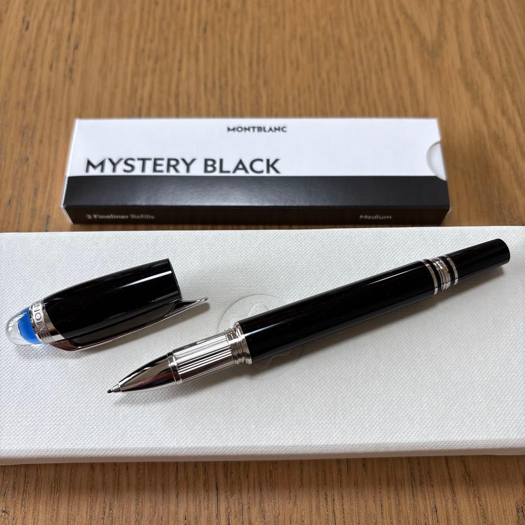 【新品未使用】MONTBLANC MYSTERY BLACK ボールペン
